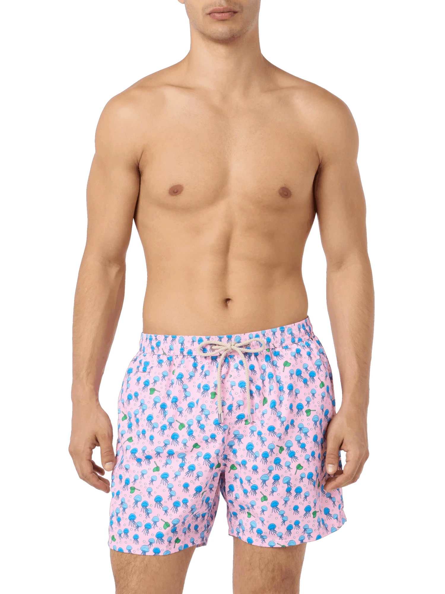 MC2 Saint Barth Man Lightweight Fabric Swim-shorts Lighting Micro Fantasy With Jellyfishes Print 5 MC2 Saint Barth Man Lightweight Fabric Swim-shorts Lighting Micro Fantasy With Jellyfishes Print - Image 3