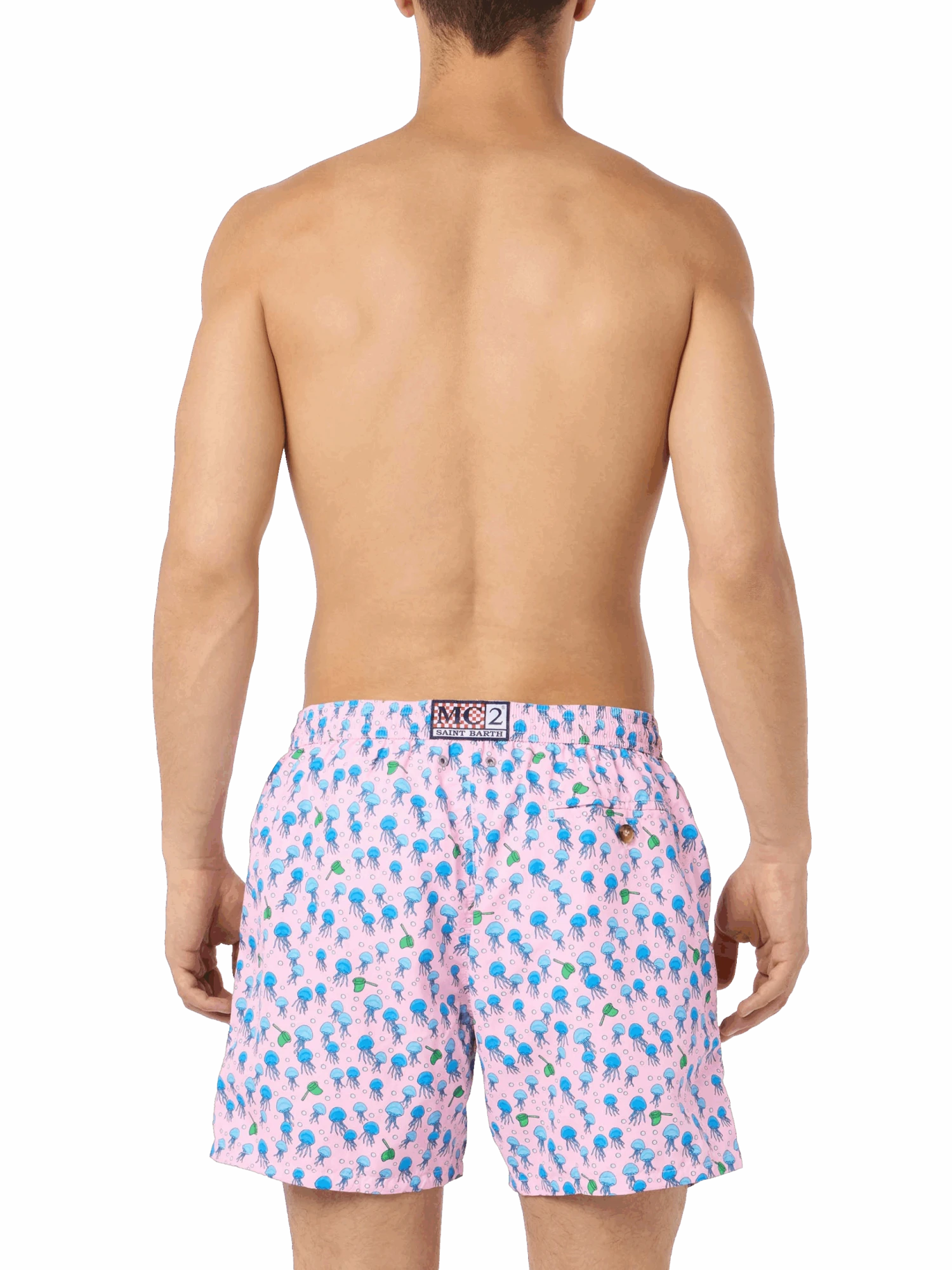 MC2 Saint Barth Man Lightweight Fabric Swim-shorts Lighting Micro Fantasy With Jellyfishes Print 6 MC2 Saint Barth Man Lightweight Fabric Swim-shorts Lighting Micro Fantasy With Jellyfishes Print - Image 4