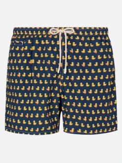MC2 Saint Barth Lightweight Fabric Swim Shorts Lighting With Ducky Print