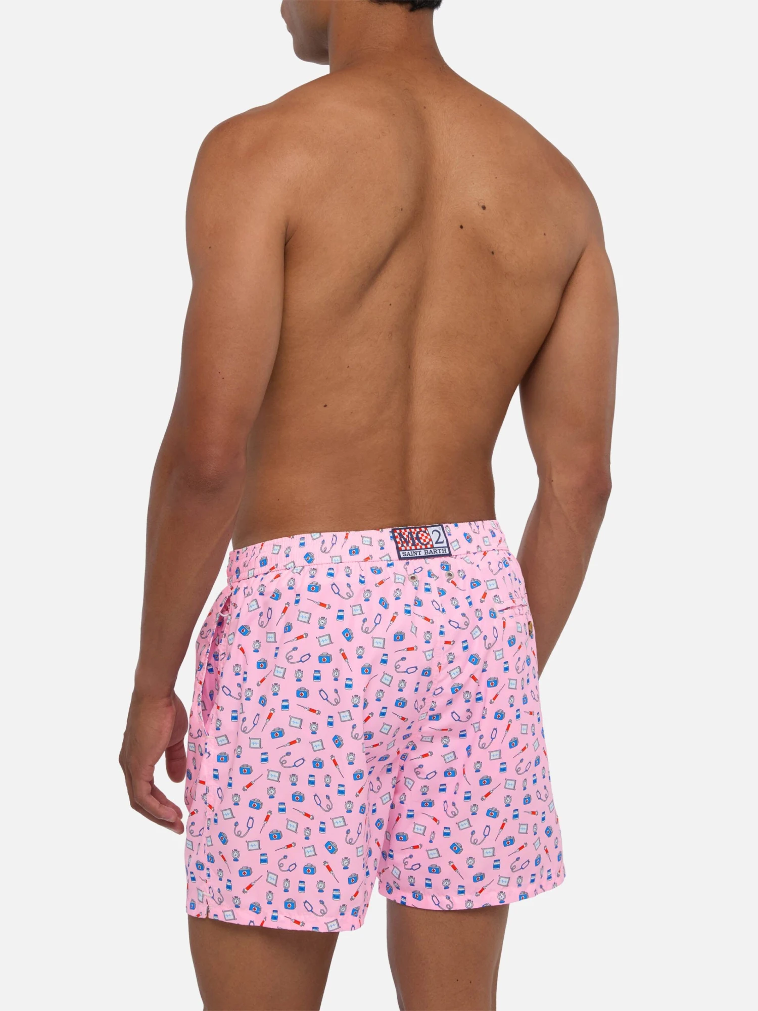 MC2 Saint Barth Lightweight Fabric Swim Shorts Lighting With Doctor Job Print 7 MC2 Saint Barth Lightweight Fabric Swim Shorts Lighting With Doctor Job Print - Image 5