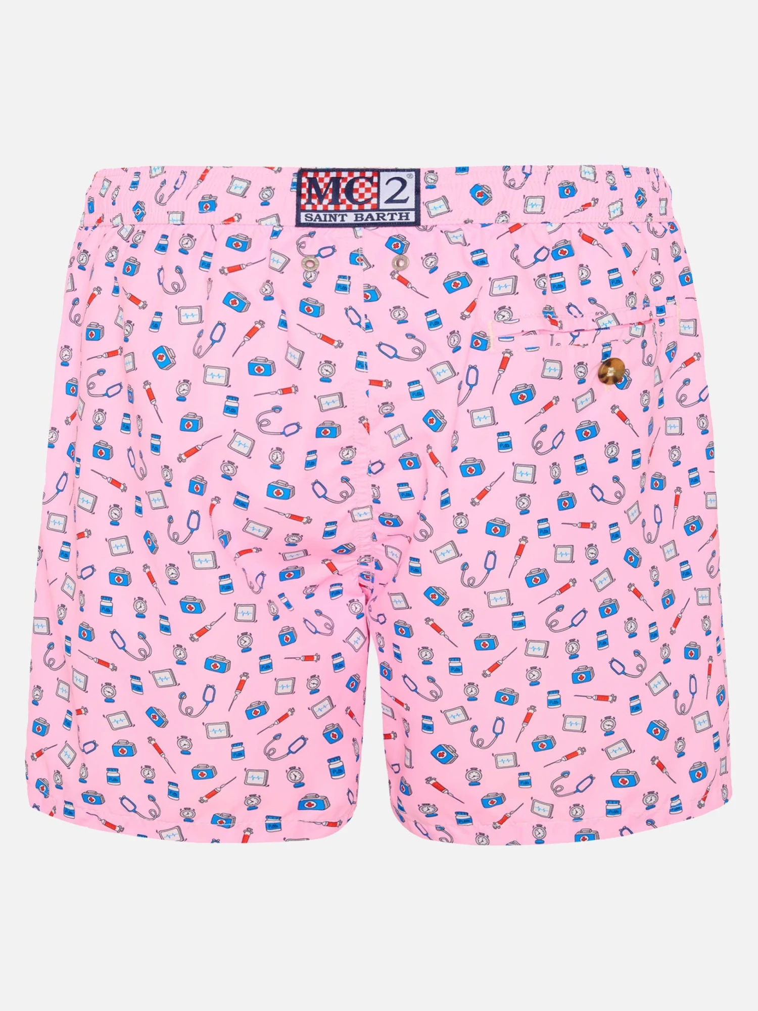 MC2 Saint Barth Lightweight Fabric Swim Shorts Lighting With Doctor Job Print 4 MC2 Saint Barth Lightweight Fabric Swim Shorts Lighting With Doctor Job Print - Image 2