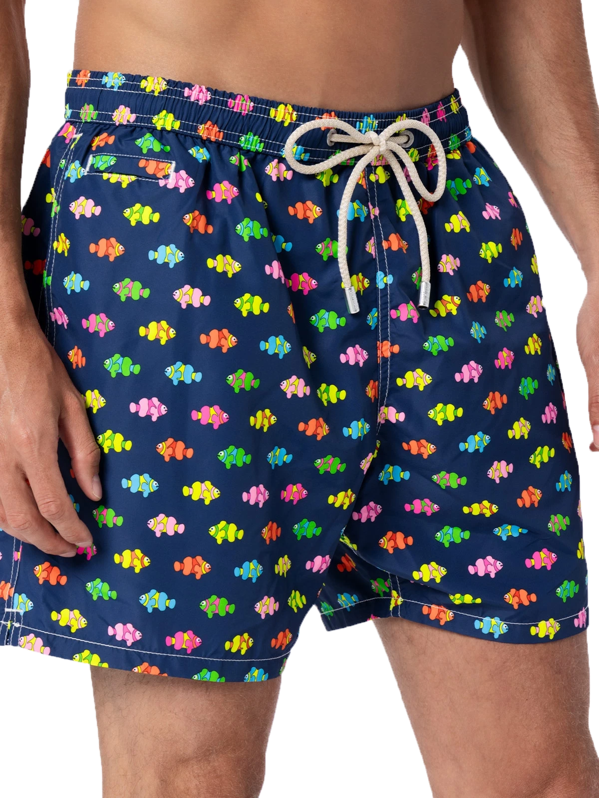MC2 Saint Barth Man Lightweight Fabric Swim-shorts Lighting Micro Fantasy With Clownfishes Print 6 MC2 Saint Barth Man Lightweight Fabric Swim-shorts Lighting Micro Fantasy With Clownfishes Print - Image 4
