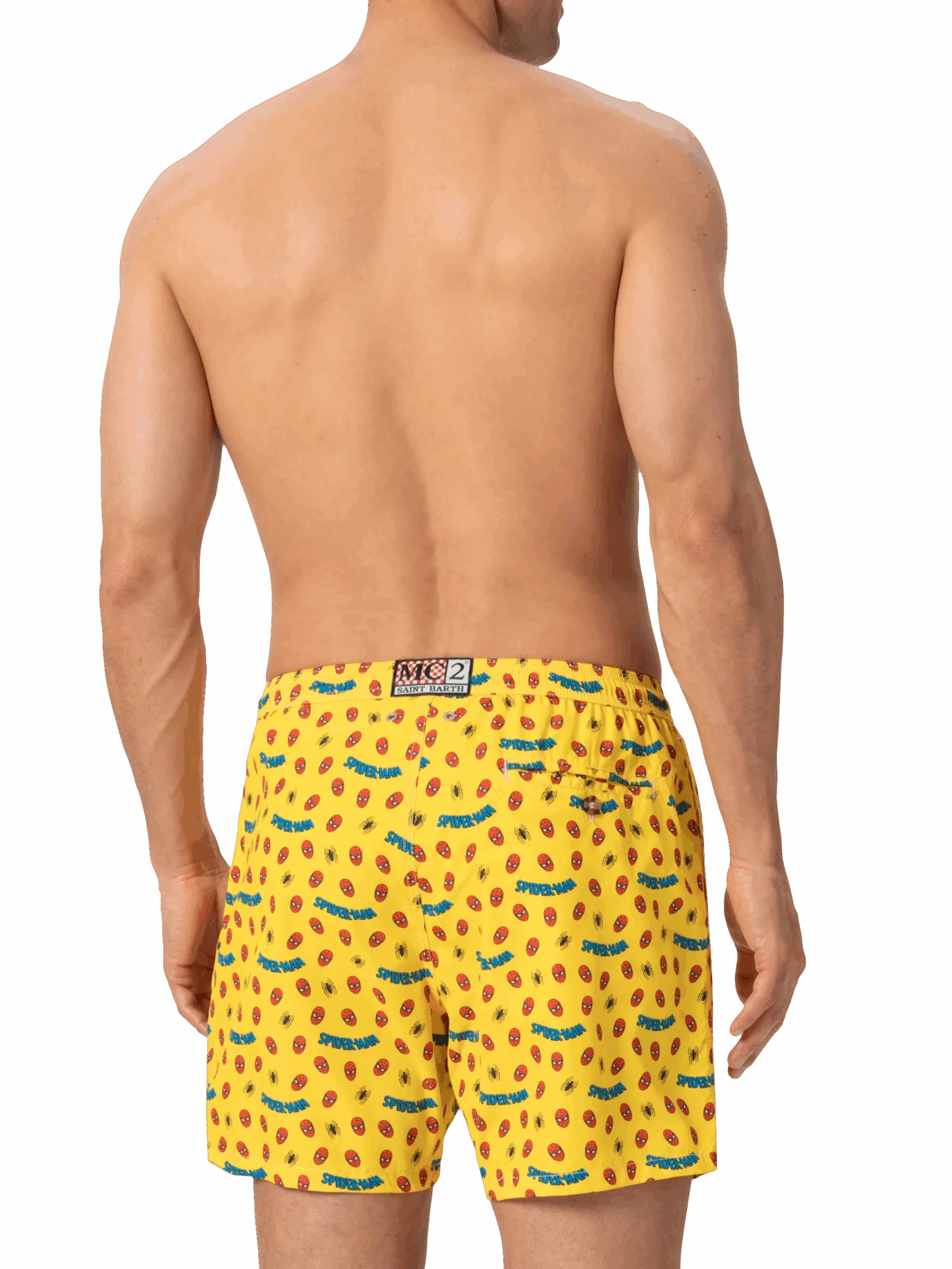 MC2 Saint Barth Lightweight Fabric Swim Shorts Lighting With Spiderman Print | MARVEL SPECIAL EDITION 6 MC2 Saint Barth Lightweight Fabric Swim Shorts Lighting With Spiderman Print | MARVEL SPECIAL EDITION - Image 4