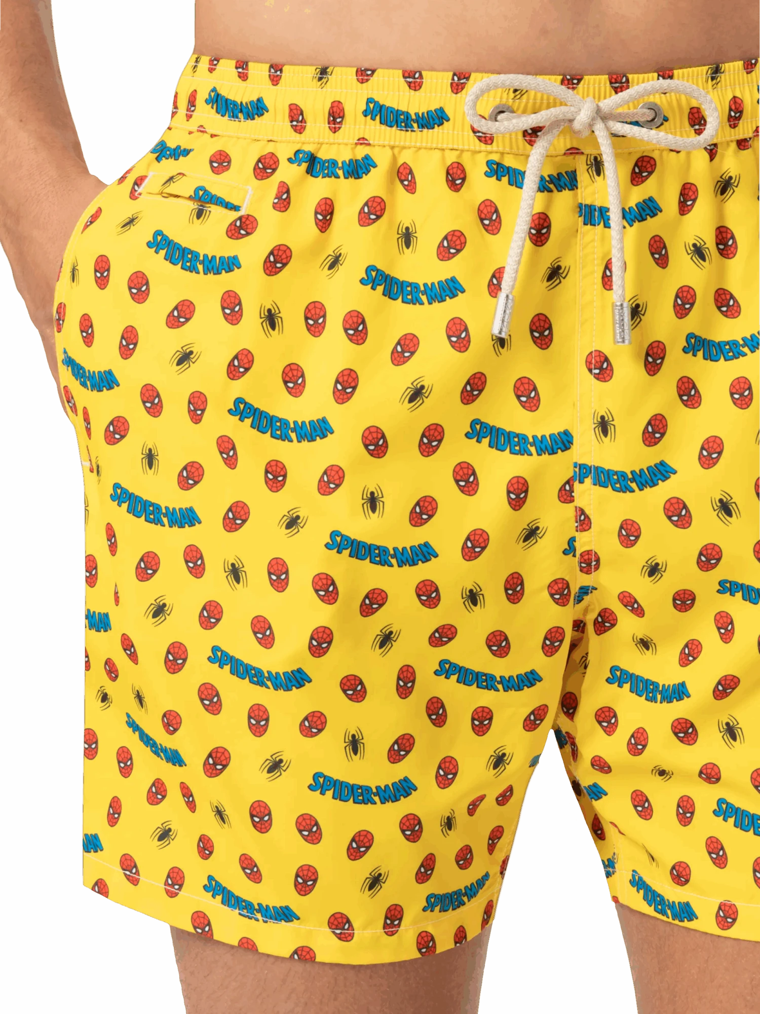 MC2 Saint Barth Lightweight Fabric Swim Shorts Lighting With Spiderman Print | MARVEL SPECIAL EDITION 7 MC2 Saint Barth Lightweight Fabric Swim Shorts Lighting With Spiderman Print | MARVEL SPECIAL EDITION - Image 5