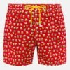 MC2 Saint Barth Man Lightweight Fabric Swim-shorts Lighting Micro Fantasy With Beer Print