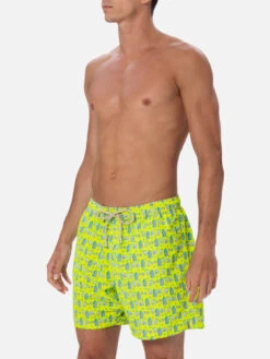 MC2 Saint Barth Man Lightweight Fabric Swim-shorts Lighting Micro Fantasy With Gym And Gin Print 9 MC2 Saint Barth Man Lightweight Fabric Swim-shorts Lighting Micro Fantasy With Gym And Gin Print -MC2 Saint Barth Shop UID LIG000303688F MAN SWIMSHORT YELLOW 01