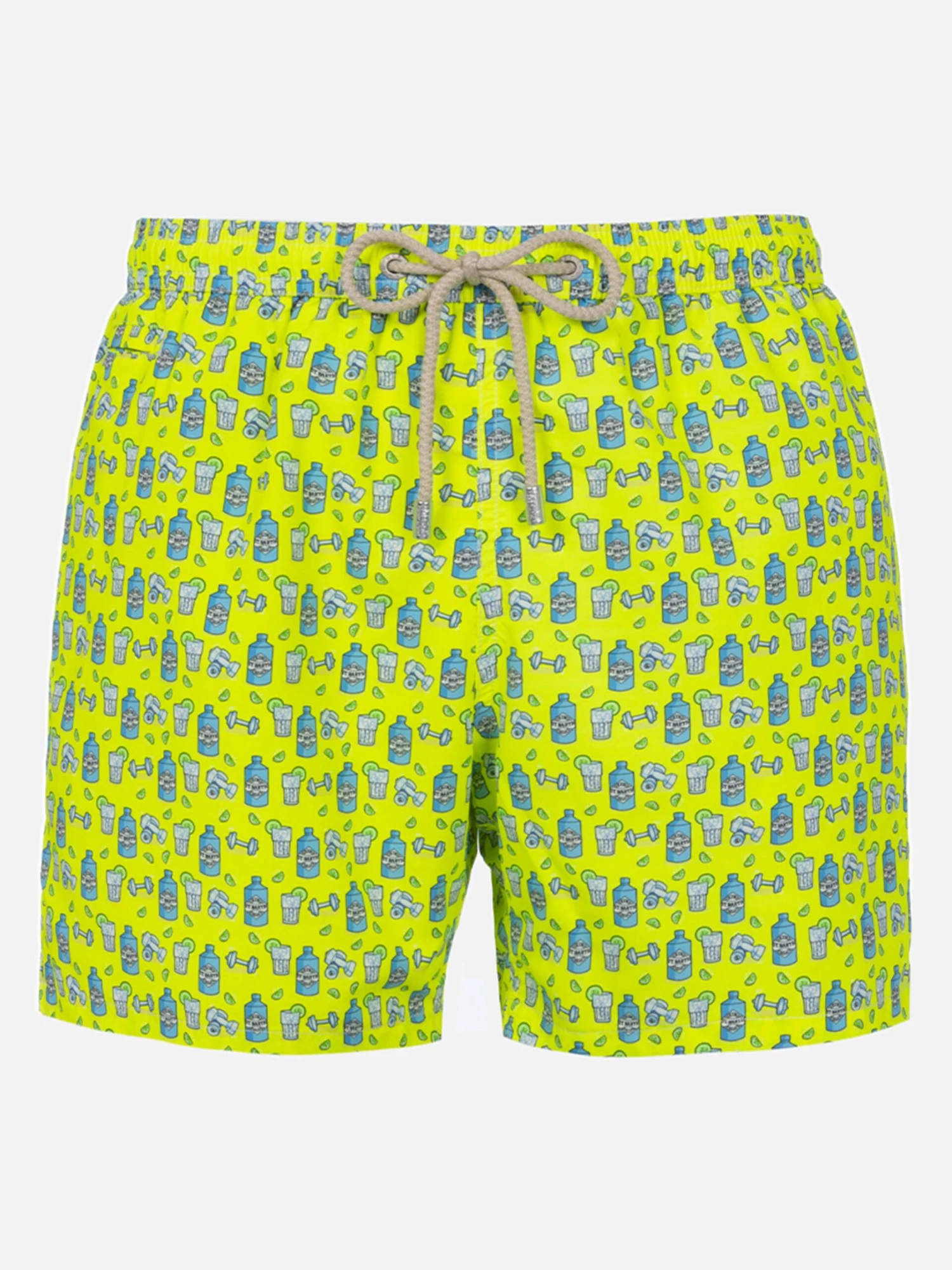 MC2 Saint Barth Man Lightweight Fabric Swim-shorts Lighting Micro Fantasy With Gym And Gin Print 3 MC2 Saint Barth Man Lightweight Fabric Swim-shorts Lighting Micro Fantasy With Gym And Gin Print