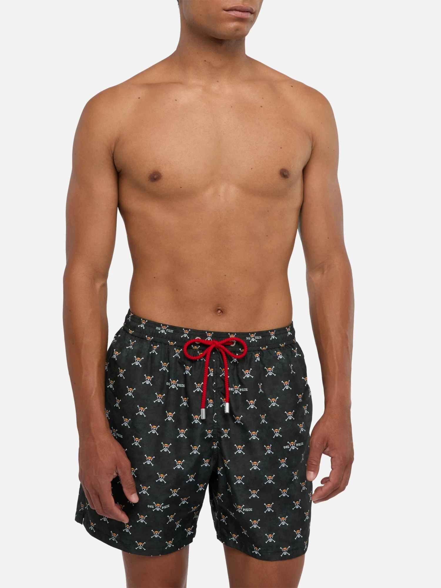 MC2 Saint Barth Lightweight Fabric Swim Shorts Lighting With One Piece Skull Print | ONE PIECE® SPECIAL EDITION 5 MC2 Saint Barth Lightweight Fabric Swim Shorts Lighting With One Piece Skull Print | ONE PIECE® SPECIAL EDITION - Image 3