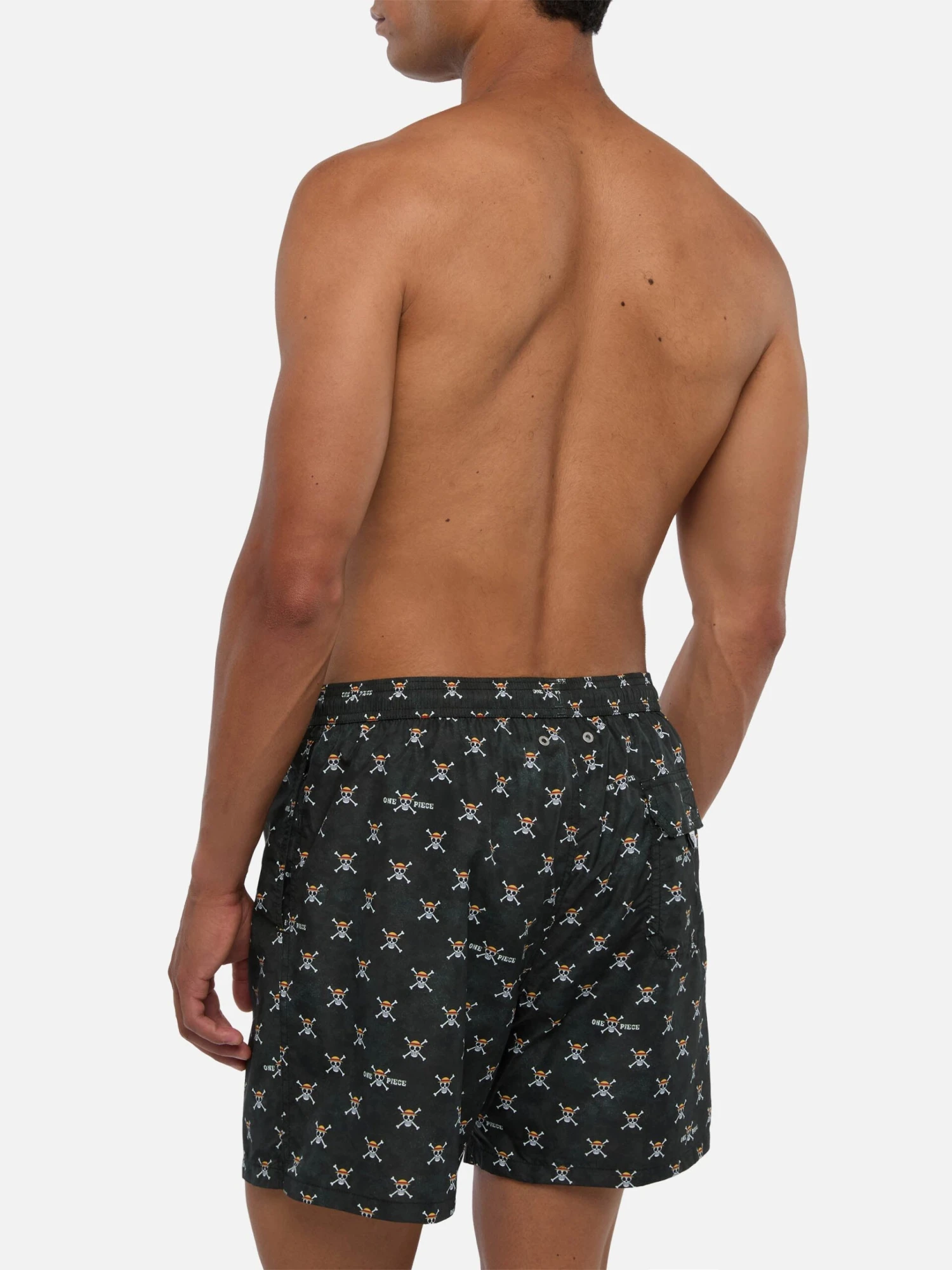 MC2 Saint Barth Lightweight Fabric Swim Shorts Lighting With One Piece Skull Print | ONE PIECE® SPECIAL EDITION 7 MC2 Saint Barth Lightweight Fabric Swim Shorts Lighting With One Piece Skull Print | ONE PIECE® SPECIAL EDITION - Image 5