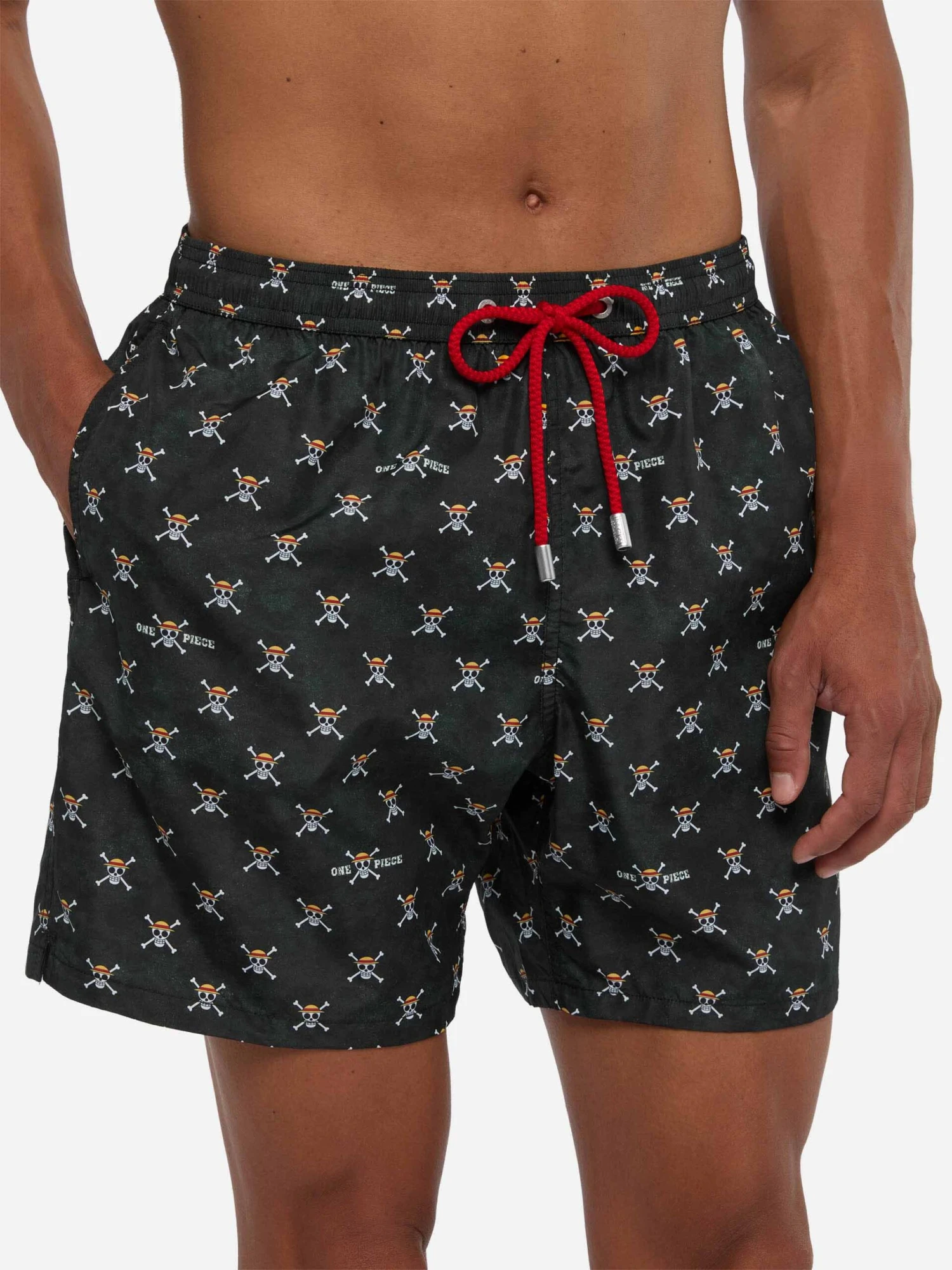 MC2 Saint Barth Lightweight Fabric Swim Shorts Lighting With One Piece Skull Print | ONE PIECE® SPECIAL EDITION 6 MC2 Saint Barth Lightweight Fabric Swim Shorts Lighting With One Piece Skull Print | ONE PIECE® SPECIAL EDITION - Image 4