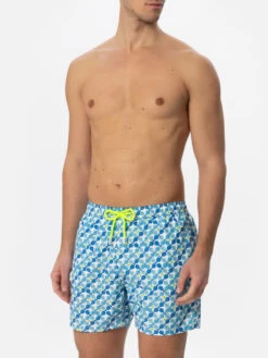 MC2 Saint Barth Man Light Fabric Swim Shorts With Padel Rackets Print -MC2 Saint Barth Shop UID LIG000304624D MAN SWIMSHORT WHITE SPORTCLUB 20241118173500 03