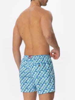 MC2 Saint Barth Man Light Fabric Swim Shorts With Padel Rackets Print -MC2 Saint Barth Shop UID LIG000304624D MAN SWIMSHORT WHITE SPORTCLUB 20241118173500 05