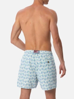 MC2 Saint Barth Man Lightweight Fabric Swim-shorts Lighting Micro Fantasy With Gin Tonic Print -MC2 Saint Barth Shop UID LIG000304765F MAN SWIMSHORT WHITE 02 cf8e715c 7751 43ac 9a7b b807b3127469