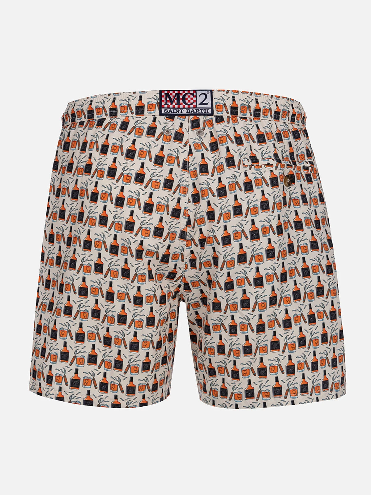 MC2 Saint Barth Man Lightweight Fabric Swim-shorts Lighting Micro Fantasy With Whisky And Cigars Print 4 MC2 Saint Barth Man Lightweight Fabric Swim-shorts Lighting Micro Fantasy With Whisky And Cigars Print - Image 2