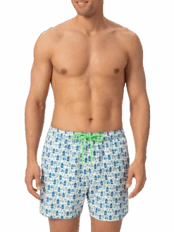 MC2 Saint Barth Lightweight Fabric Swim Shorts Lighting With Gin Gym Print -MC2 Saint Barth Shop UID LIG000305032H MAN SWIMSHORT WHITE 20250418133500 03