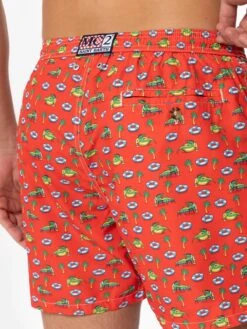 MC2 Saint Barth Man Light Fabric Swim Shorts With Crocodile Print -MC2 Saint Barth Shop UID LIG000305064D MAN SWIMSHORT RED FUNNY 20241118173500 04