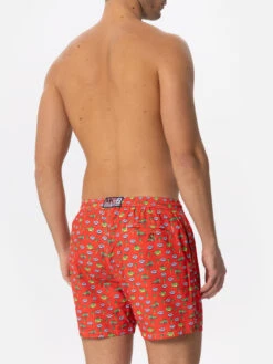 MC2 Saint Barth Man Light Fabric Swim Shorts With Crocodile Print -MC2 Saint Barth Shop UID LIG000305064D MAN SWIMSHORT RED FUNNY 20241118173500 05