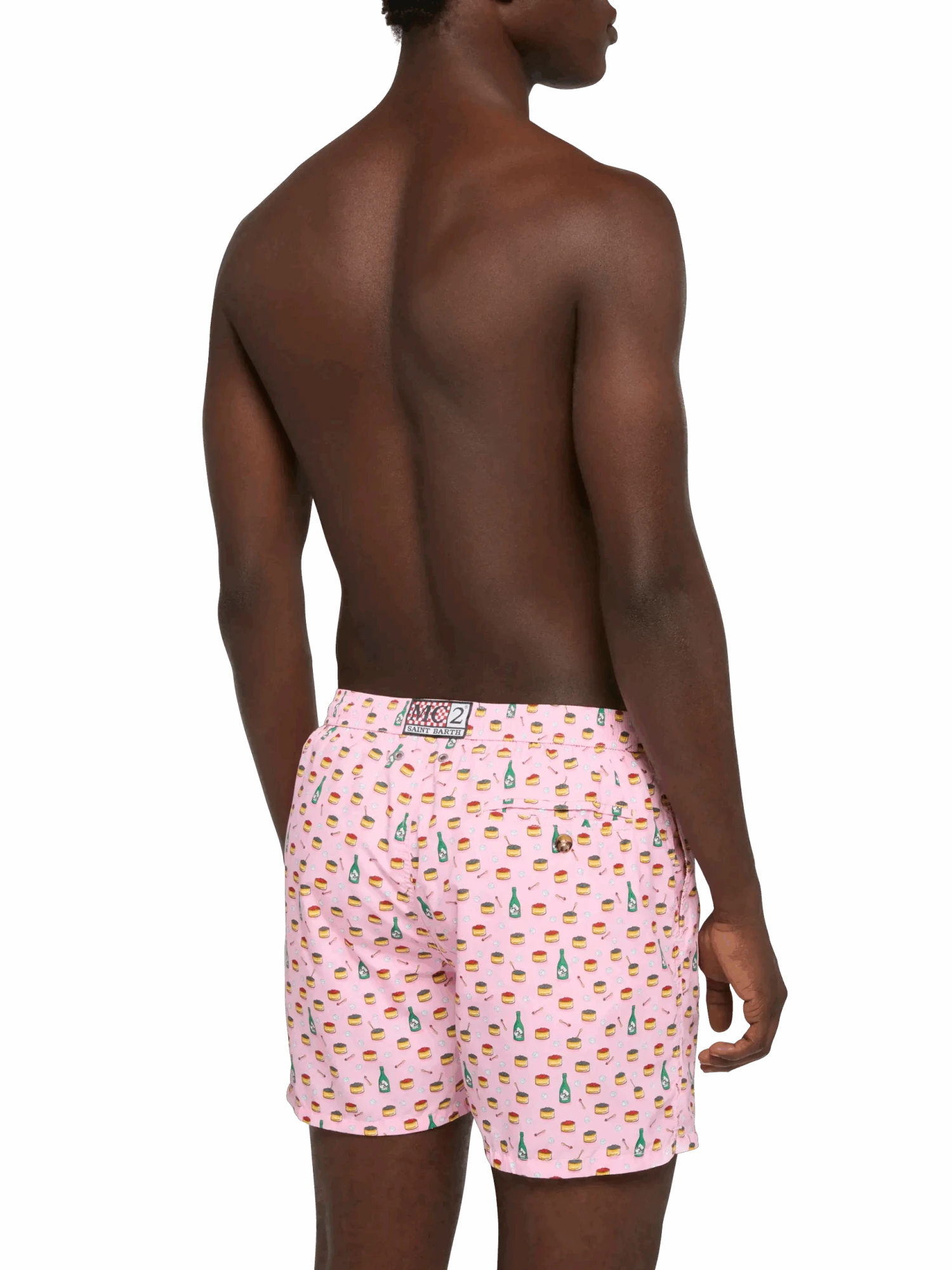 MC2 Saint Barth Lightweight Fabric Swim Shorts Lighting With Caviar And Bollicine Print 7 MC2 Saint Barth Lightweight Fabric Swim Shorts Lighting With Caviar And Bollicine Print - Image 5