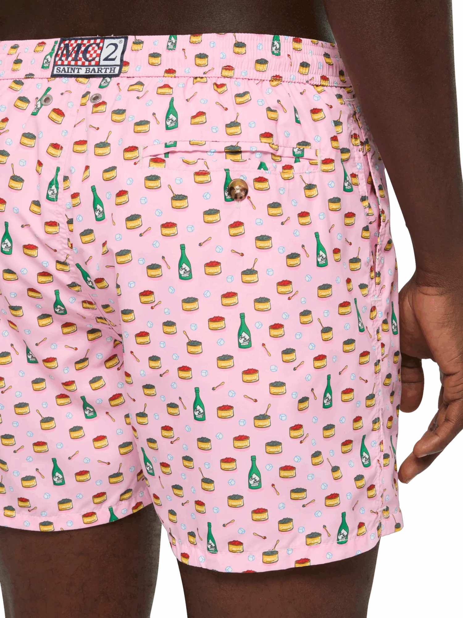 MC2 Saint Barth Lightweight Fabric Swim Shorts Lighting With Caviar And Bollicine Print 8 MC2 Saint Barth Lightweight Fabric Swim Shorts Lighting With Caviar And Bollicine Print - Image 6