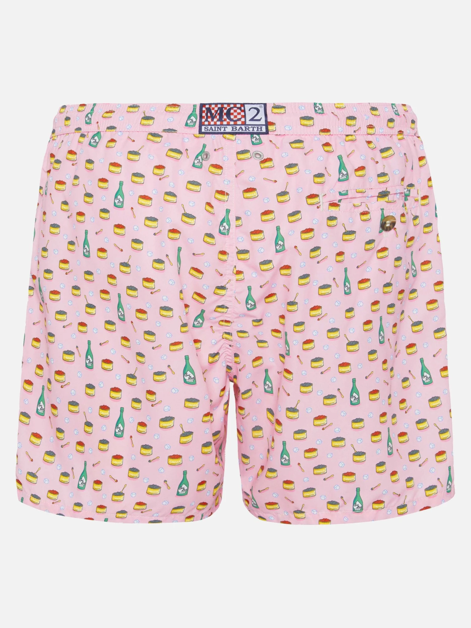 MC2 Saint Barth Lightweight Fabric Swim Shorts Lighting With Caviar And Bollicine Print 4 MC2 Saint Barth Lightweight Fabric Swim Shorts Lighting With Caviar And Bollicine Print - Image 2