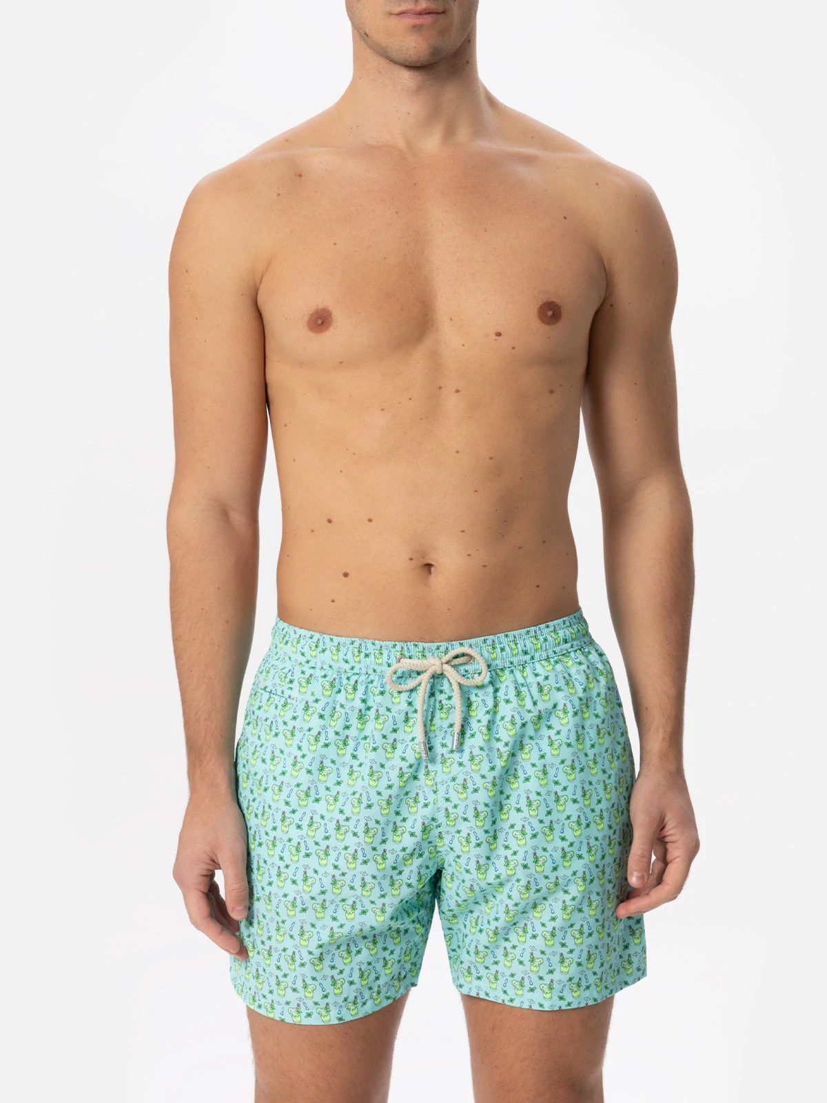 MC2 Saint Barth Man Light Fabric Swim Shorts With Mojito Print 5 MC2 Saint Barth Man Light Fabric Swim Shorts With Mojito Print - Image 3