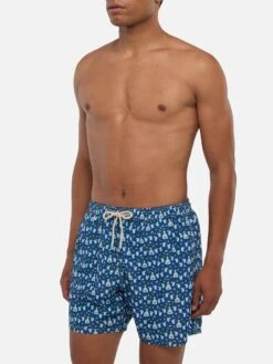 MC2 Saint Barth Man Light Fabric Swim Shorts With Tequila Print -MC2 Saint Barth Shop UID LIG000306286D MAN SWIMSHORT BLUE COCKTAIL MC2 20250704170012 1