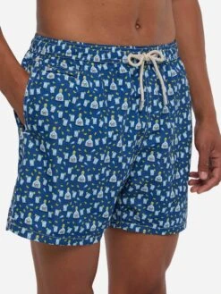 MC2 Saint Barth Man Light Fabric Swim Shorts With Tequila Print -MC2 Saint Barth Shop UID LIG000306286D MAN SWIMSHORT BLUE COCKTAIL MC2 20250704173518 2