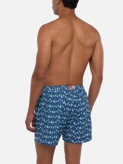 MC2 Saint Barth Man Light Fabric Swim Shorts With Tequila Print -MC2 Saint Barth Shop UID LIG000306286D MAN SWIMSHORT BLUE COCKTAIL MC2 20250704173518 3