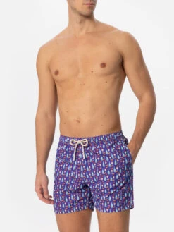 MC2 Saint Barth Light Fabric Swim Shorts With Spritz Print -MC2 Saint Barth Shop UID LIG000306666D MAN SWIMSHORT PINK 20241118173500 03