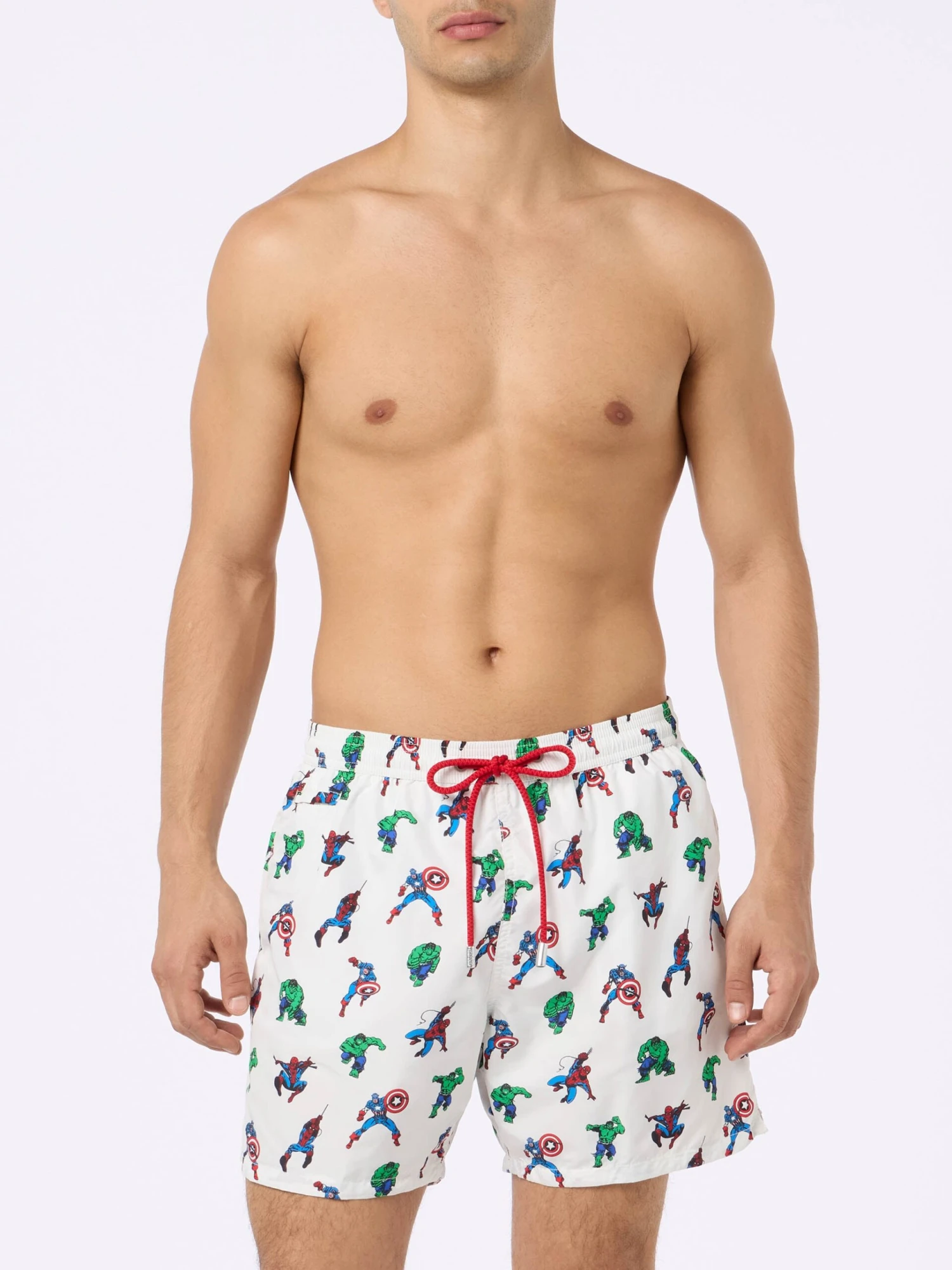 MC2 Saint Barth Man Lightweight Fabric Swim-shorts Lighting Micro Fantasy With Marvel Super Heroes Print | MARVEL SPECIAL EDITION 5 MC2 Saint Barth Man Lightweight Fabric Swim-shorts Lighting Micro Fantasy With Marvel Super Heroes Print | MARVEL SPECIAL EDITION - Image 3