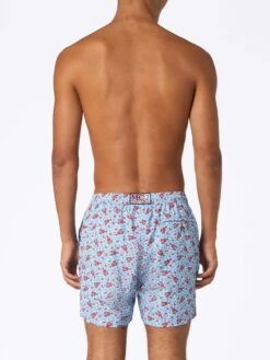 MC2 Saint Barth Man Lightweight Fabric Swim-shorts Lighting Micro Fantasy With Lobster Print -MC2 Saint Barth Shop UID LIG000310436F MAN SWIMSHORT SKY 20240903160000 6