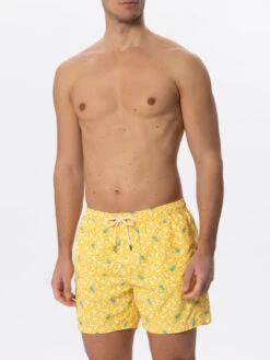Light Fabric Swim Shorts Jellyfish Print 9 Light Fabric Swim Shorts Jellyfish Print -MC2 Saint Barth Shop UID LIG0003JELI91 MAN SWIMSHORT YELLOW 20241118170000 03
