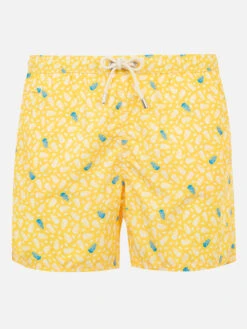 Light Fabric Swim Shorts Jellyfish Print