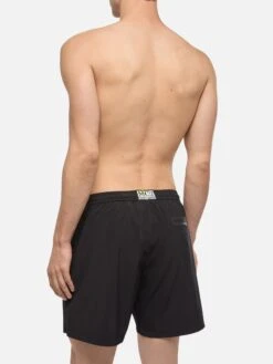 MC2 Saint Barth Black Zipped Swim Shorts Lighting Submarine -MC2 Saint Barth Shop UID LIG000500 MAN SWIMSHORT BLACKMC2MC2 MC2 3