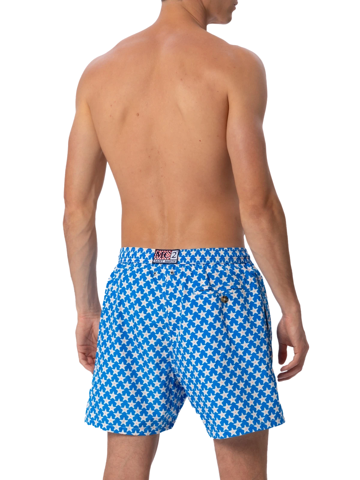 MC2 Saint Barth Man Lightweight Fabric Swim-shorts Lighting 70 With Seastars Print 6 MC2 Saint Barth Man Lightweight Fabric Swim-shorts Lighting 70 With Seastars Print - Image 4