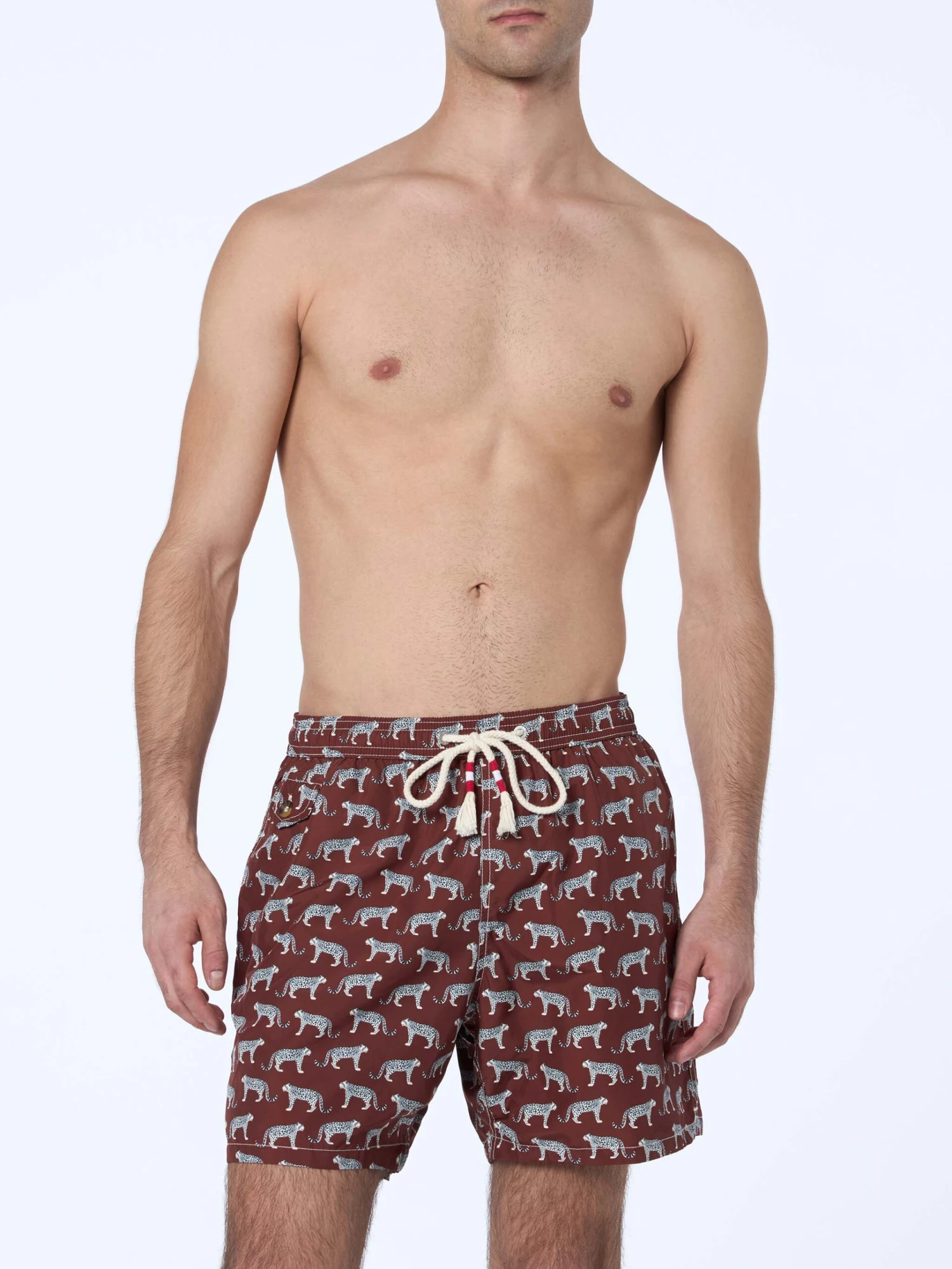 MC2 Saint Barth Man Lightweight Fabric Swim-shorts Lighting 70 With Micro Cheeta Print 5 MC2 Saint Barth Man Lightweight Fabric Swim-shorts Lighting 70 With Micro Cheeta Print - Image 3