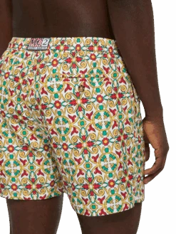 MC2 Saint Barth Lightweight Fabric Swim-shorts Lighting 70 With Majolica Print -MC2 Saint Barth Shop UID LIG001301833H MAN SWIMSHORT WHITE MAJOLICA 0 20250507110008 4