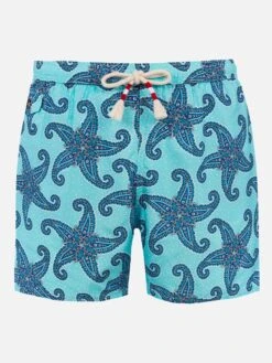 MC2 Saint Barth Man Lightweight Fabric Swim-shorts Lighting 70 With Paisley Print