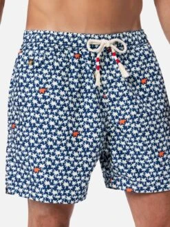 MC2 Saint Barth Man Lightweight Fabric Swim-shorts Lighting 70 With Palm Print -MC2 Saint Barth Shop UID LIG001304807F MAN SWIMSHORT BLUE 02 513549ab c4d1 4a68 837b 11099ecde496