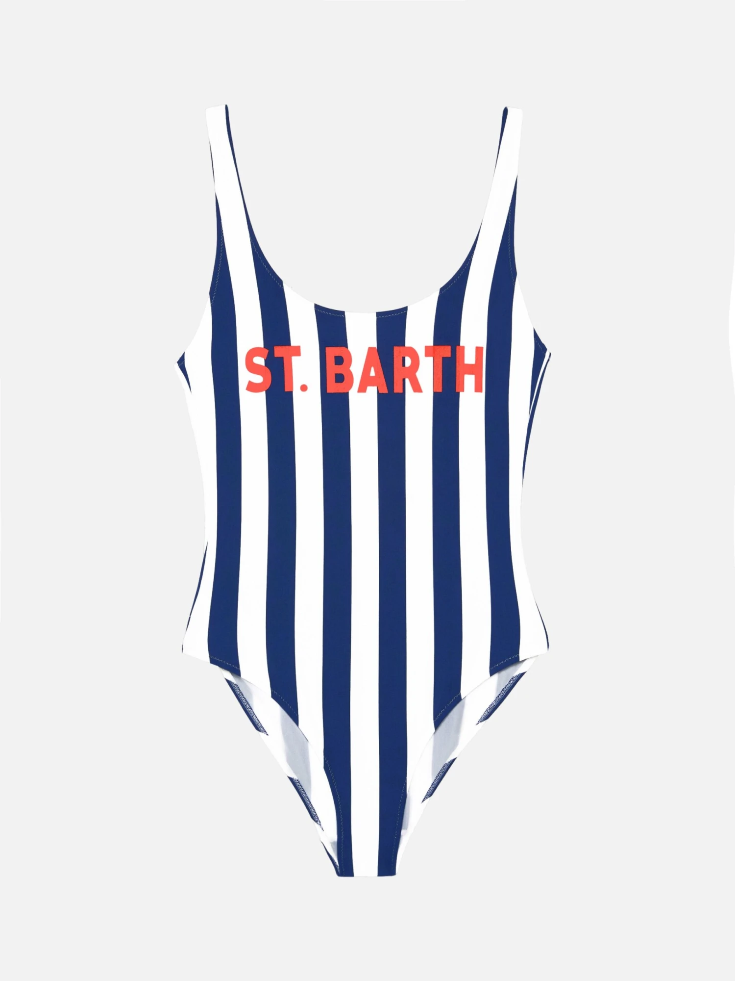 MC2 Saint Barth Lora Scoopback One-piece Swimsuit With Striped Print 3 MC2 Saint Barth Lora Scoopback One-piece Swimsuit With Striped Print