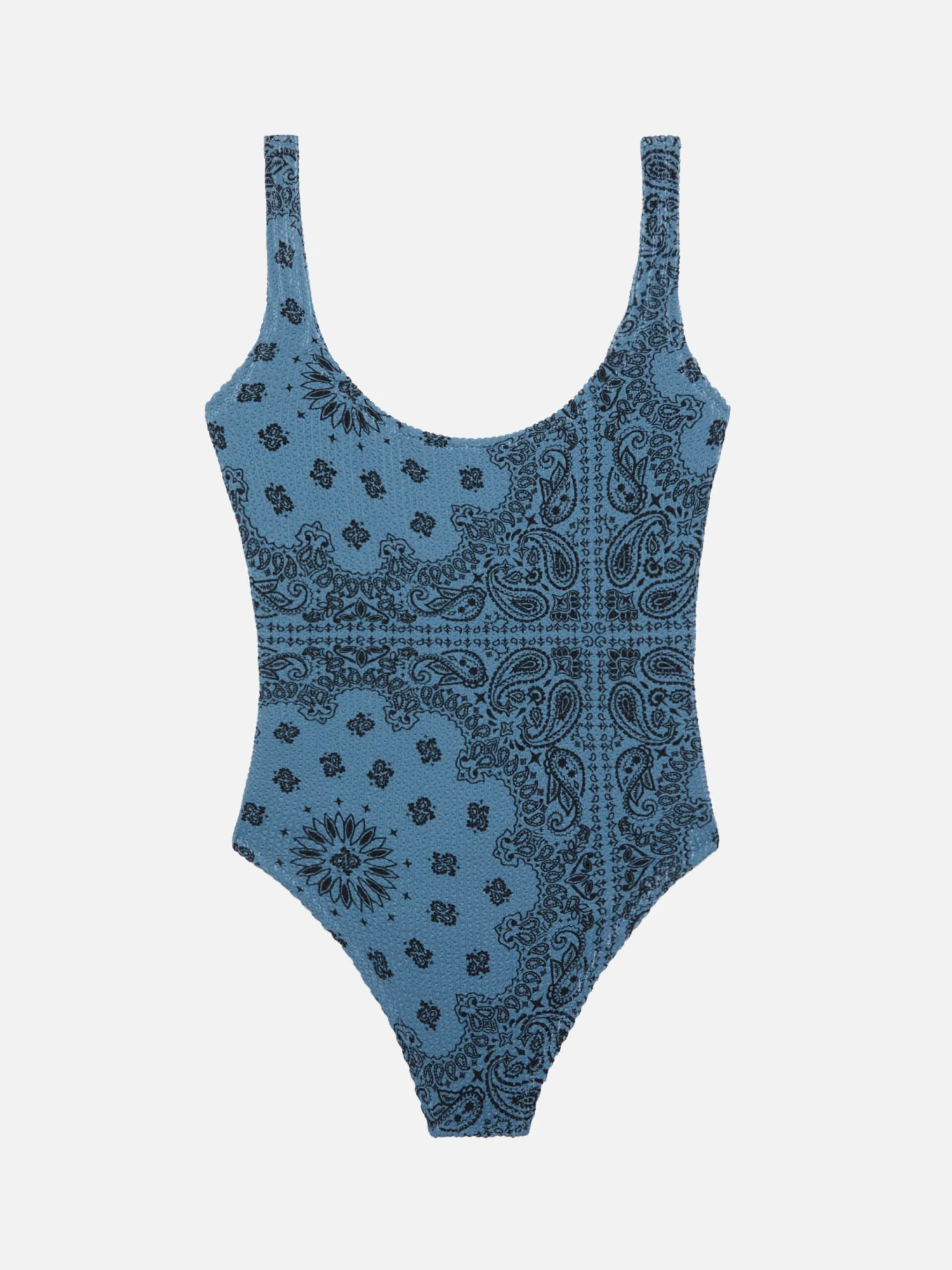 MC2 Saint Barth Lora Crinkle One-piece Swimsuit With Bandanna Print 3 MC2 Saint Barth Lora Crinkle One-piece Swimsuit With Bandanna Print