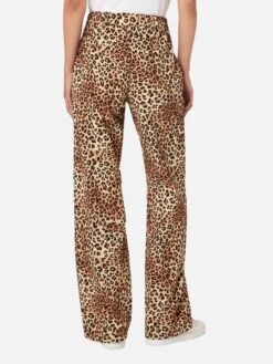 MC2 Saint Barth Woman Corduroy Pants Lisbeth With Leopard Print -MC2 Saint Barth Shop UID LSI00104019G WOMAN PANT BROWN 20240903173500 3