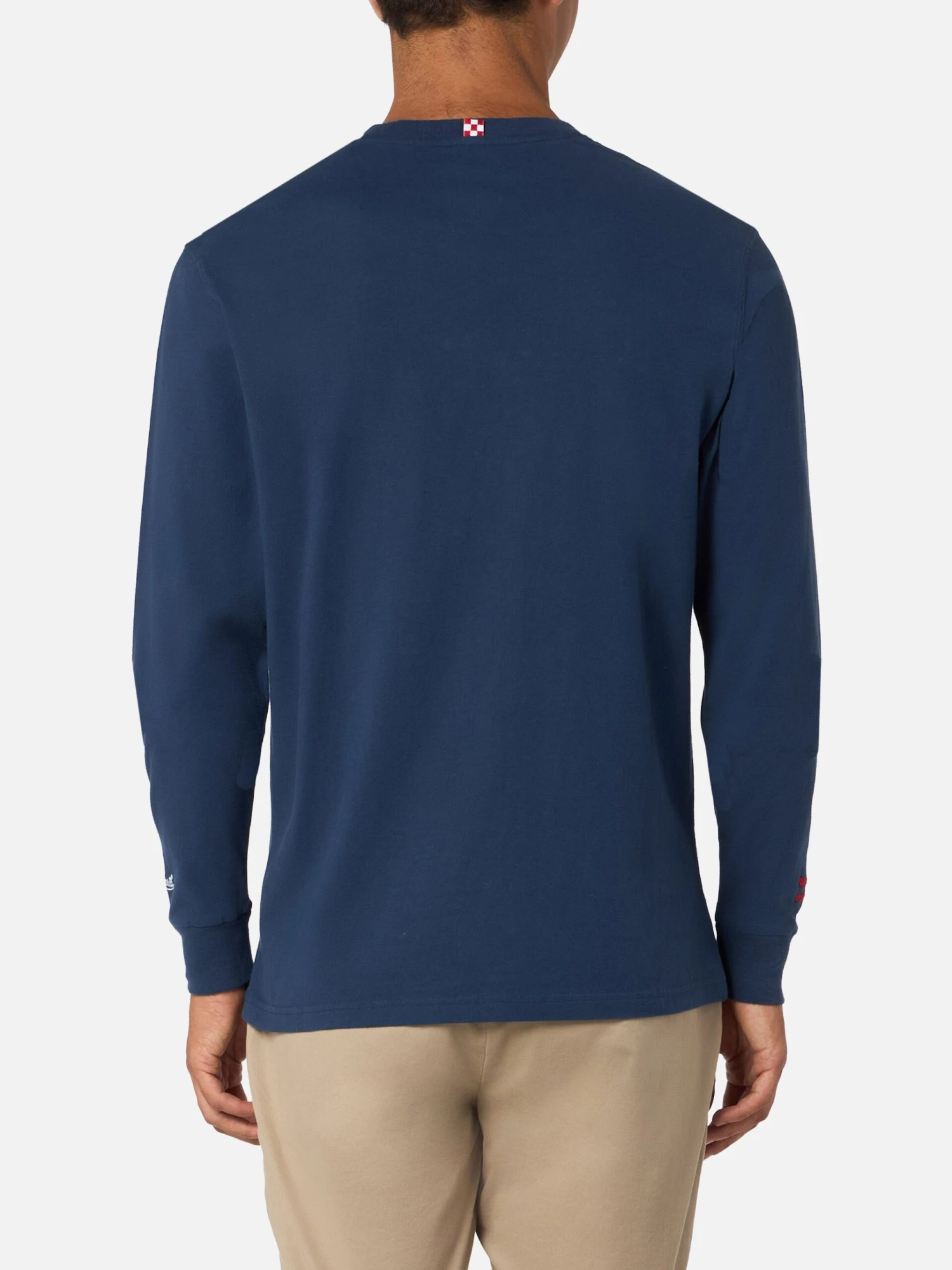 MC2 Saint Barth Man Blue T-shirt Luton With Mi Me Faccio I Cassi Miei! Embroidery | VACANZE DI NATALE SPECIAL EDITION 5 MC2 Saint Barth Man Blue T-shirt Luton With Mi Me Faccio I Cassi Miei! Embroidery | VACANZE DI NATALE SPECIAL EDITION - Image 3