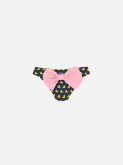 MC2 Saint Barth Madame Swim Briefs With Bow And Ducky Print