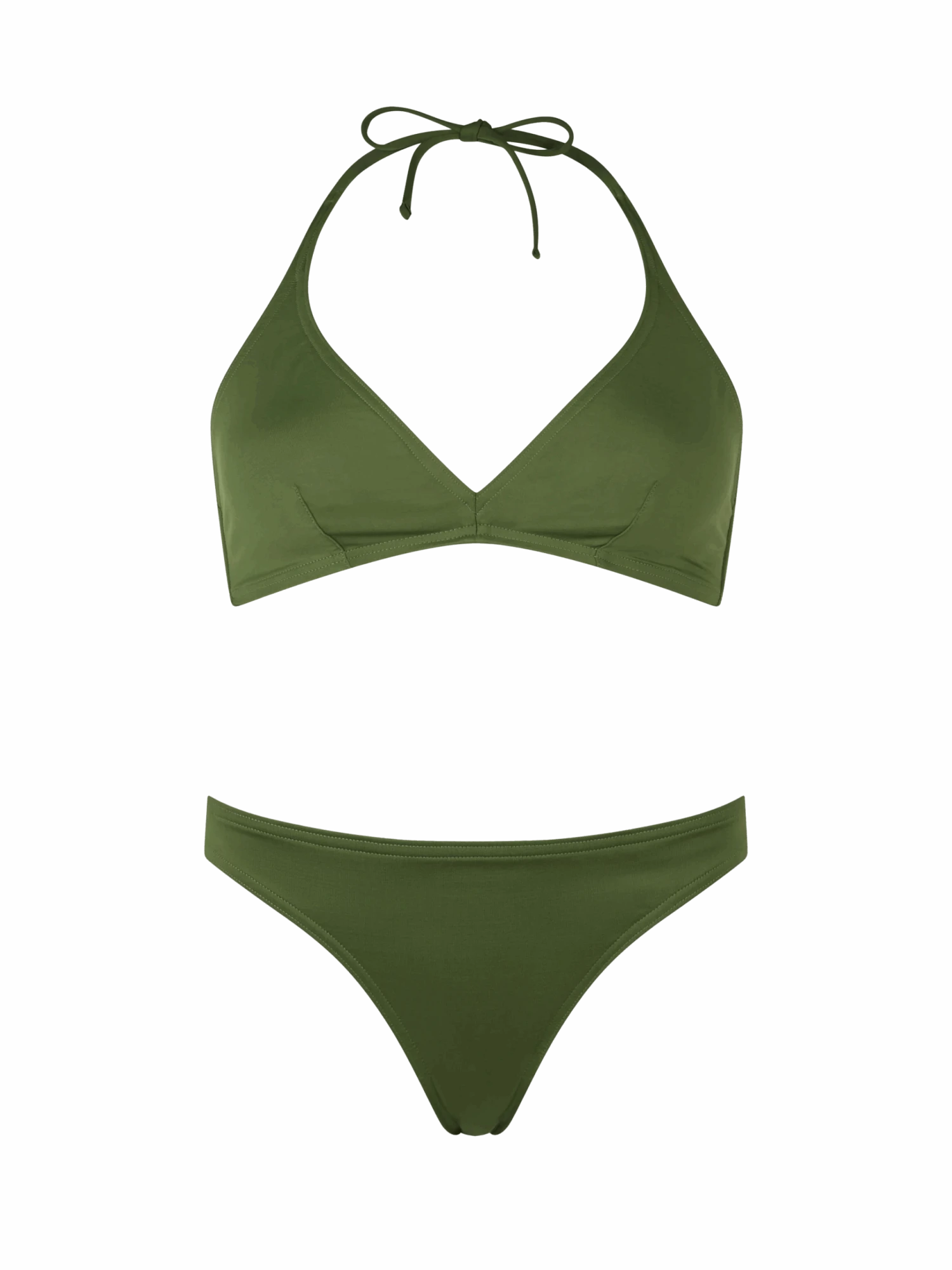 MC2 Saint Barth Woman Military Green Triangle Bralette Bikini Gaia Maia 3 MC2 Saint Barth Woman Military Green Triangle Bralette Bikini Gaia Maia