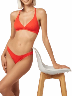 MC2 Saint Barth Woman Orange Triangle Bralette Bikini Gaia Maia 15 MC2 Saint Barth Woman Orange Triangle Bralette Bikini Gaia Maia -MC2 Saint Barth Shop UID MAIA00103273F WOMAN BOTTOM 81ORANGE 1