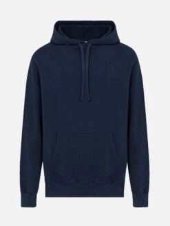 MC2 Saint Barth Cotton Hooded Sweatshirt Manhattan With St. Barth Embroidery -MC2 Saint Barth Shop UID MANH00100134H MAN SWEATSHIRT BLUE 20250315090000 04