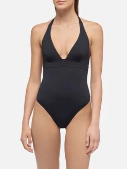 MC2 Saint Barth Marylin Black One-piece Swimsuit 7 MC2 Saint Barth Marylin Black One-piece Swimsuit -MC2 Saint Barth Shop UID MARN00100022H WOMAN ONEPIECE BLACK PLAIN.COLOR MC2 1