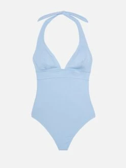 MC2 Saint Barth Marylin Light Blue One-piece Swimsuit