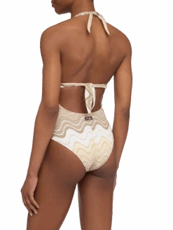 MC2 Saint Barth Marylin Raschel Wavy One-piece Swimsuit 11 MC2 Saint Barth Marylin Raschel Wavy One-piece Swimsuit -MC2 Saint Barth Shop UID MARN00100187H WOMAN ONEPIECE BEIGE CHEVRON 0 3